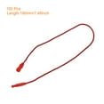 thumbnail image 2 of Uxcell Polyester Rope Hang Tag String Snap Lock  Plastic Tags Ties 190mm/7.48" Length,0.8mm/0.03" Dia,Pack of 100,Red, 2 of 5