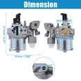 thumbnail image 3 of Kit de carburador con juntas para motor Subaru EX13 EX17 EX17D SP17 SP170 Unique Bargains, 3 of 6