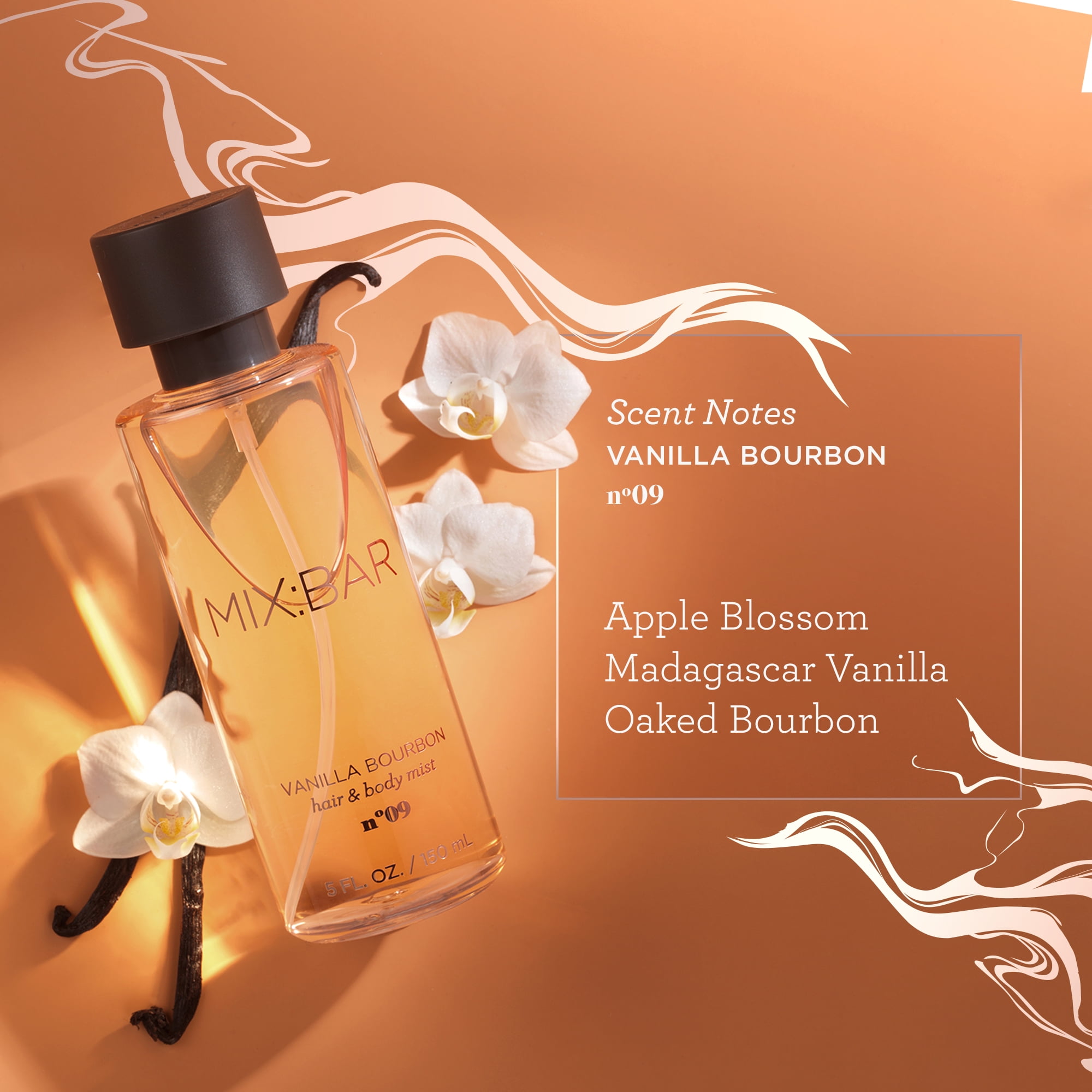 MIX:BAR Vanilla Bourbon Mini Travel Size Perfume, 2.5oz