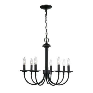 Hampton Bay 7-Light Oil Rubbed Bronze Candle Chandelier Light Fixture DC-C4232
