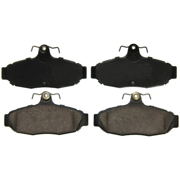 Wagner QuickStop Ceramic Disc Brake Pad Set ZD347A Fits select: 1989-1992 FORD TAURUS, 1987-1988 FORD THUNDERBIRD
