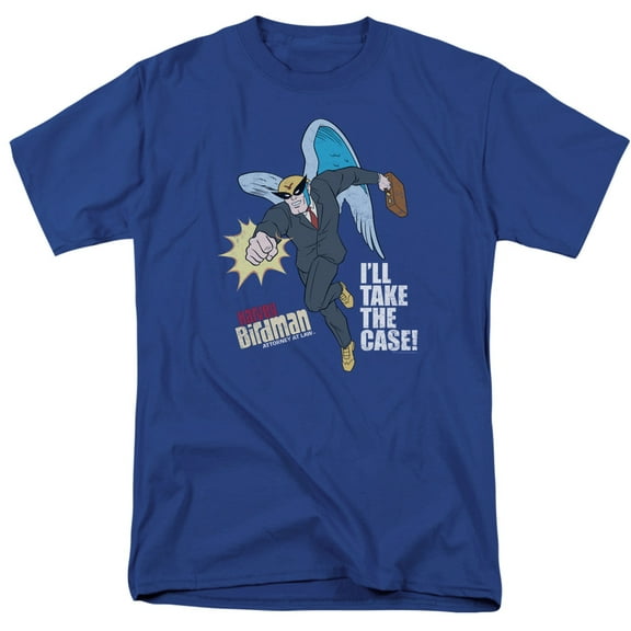 The Venture Bros Take The Case S/S Adult 18/1 T-Shirt Royal Blue