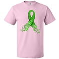 thumbnail image 3 of Inktastic Mental Health Awareness Ribbon with Green Hearts T-Shirt, 3 of 5