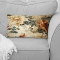 thumbnail image 2 of Designart "Elegance In Rustic Brocade VI" Floral Printed Throw Pillow, 2 of 5