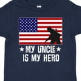 thumbnail image 4 of Inktastic Military Uncle is My Hero US Flag Boys or Girls Toddler T-Shirt, 4 of 5