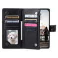 thumbnail image 2 of Style 012 for Google Pixel 8a Case Leather Glitter Design Phone Cover with Card Slots, 2 of 5