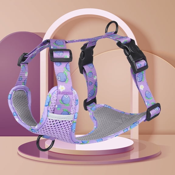 No Pull No-Choke Dog Vest Harness Padded Adjustable Dog Chest Strap for Outdoor Walking Travelling Traning Assistance A1