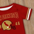 thumbnail image 3 of Newborn City Baby Girl Boy Clothes Unisex,Football Team Clothing Cotton Short Sleeve Apparel,Baby Bodysuits,Size:3-24 Months, 3 of 5