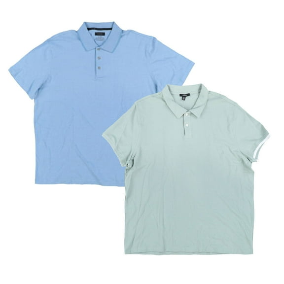 Alfani Mens Polo Shirt Short Sleeve Regular-Fit Tipped Casual Collared Top 2Xl