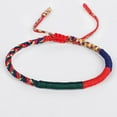 thumbnail image 3 of MasteelfCA 1Pc Handmade Four-color Bracelet Creative Red String Bracelet Lady Wrist Chain Woman Anklet (Colorful), 3 of 8