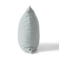 thumbnail image 4 of Chevron Stripe Slate Blue Throw Pillow, 4 of 4