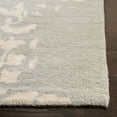 thumbnail image 3 of SAFAVIEH Bella Zlata Medallion Geometric Wool Area Rug, Light Grey/Ivory, 6' x 9', 3 of 10