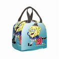 thumbnail image 1 of Insulated Lunch Bag Cartoon Anime Design Portable Large Capacity for Students Picnic, 1 of 5