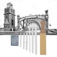 thumbnail image 1 of Cergrey Embossing Tools Gereedschap Sketch Drawing Tools Professional Multifunctional Blending Stumps Set With Eraser Sandboard For, 1 of 8