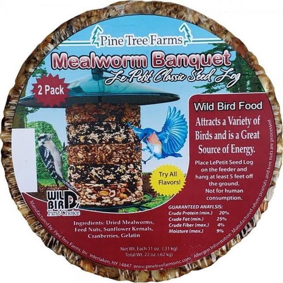 Le Petit Mealworm Classic Seed Log