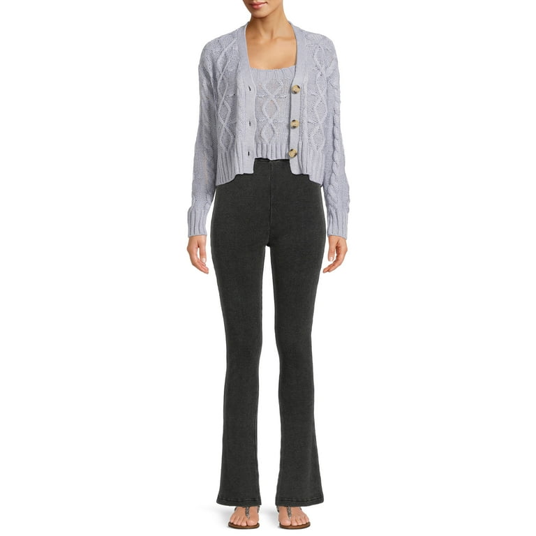Kendall + Kylie Junior' Cable Tank Top and Cardigan, 2-Piece Kendall + Kylie Junior' Cable Tank Top and Cardigan, 2-Piece