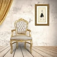 thumbnail image 3 of Wang, Melissa 11x18 Gold Ornate Wood Framed with Double Matting Museum Art Print Titled - Fashion Glimpse V, 3 of 4