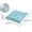 Sky Blue, variant on VQPeo Square Chair Cushions for Dining Chairs, Velvet Seat Pads, Square Chair Cushion for Indoor Outdoor Use