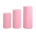 thumbnail image 1 of AMLESO 2x Cylinder Base Covers Cylinder Base Stand Cover Decor Cylinder Base Covers for light pink, 1 of 8