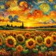 thumbnail image 2 of Hilo Algodón Ecológico Bordado Punto Cruz Mar Girasol Impreso 11CT 50x50cm, 2 of 9