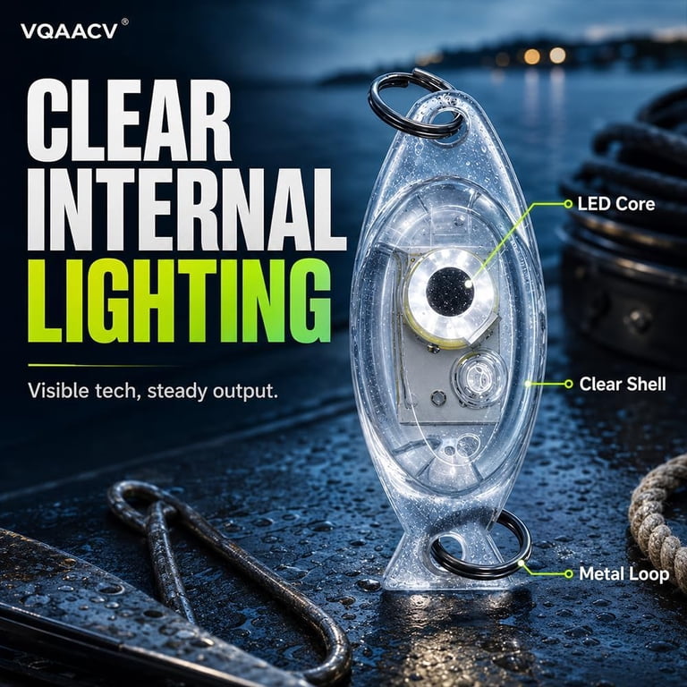 deep ocean fish light lure Ocean's Legacy Keeling 105HS, Mahi Speckled Lumo 42g Green produced less than half the response of cold white Unveiling the Science Behind Anglerfish