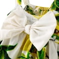 thumbnail image 4 of FNNMNNR Summer Baby Girl Cute Fruit Pattern Bow Sleeveless Dress Casual Toddler Sundress Outfits, 4 of 4