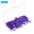 thumbnail image 3 of Uxcell Flag Map Push Pins, 1 Inch Travel Map Pins with Plastic Head, Purple, 100Pack, 3 of 6