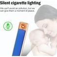 thumbnail image 2 of ZOUSSIQI Windproof USB Arc Lighter, Electric Lighter, Gold CA919-61214, 2 of 7