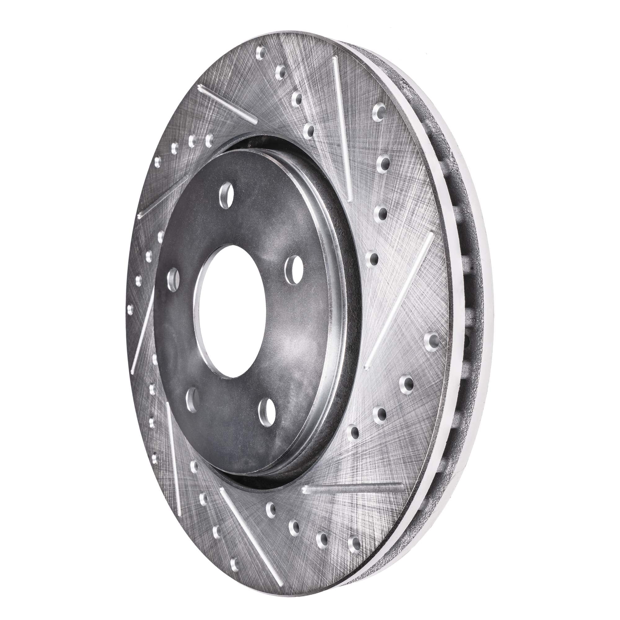 Detroit Axle - Front Brake Rotors for 2021-2023 Elantra, 2020-2023 Sonata, 2021-2022 Kia K5, 23-25 Niro EV, Drilled Slotted Disc Brake Rotors Replacement : 12.01" inch Brakes Rotors