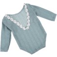 thumbnail image 2 of KAKOWELY Conjunto de bebé niña, mono de manga larga, mono de fotografía para recién nacidos, ropa para niña pequeña, 2 of 4