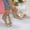 Gold, variant on Womens Platform Wedge Sandals PU Faux Leather Lace Up Open Toe Slingback Adjustable Comfortable Casual Shoes Royal Blue,Size 6