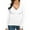 White #712, variant on Bovemsi Women's Long Sleeve Tops Deep V Neck Shirts Sexy Slim T Shirt Long Sleeve Blouse