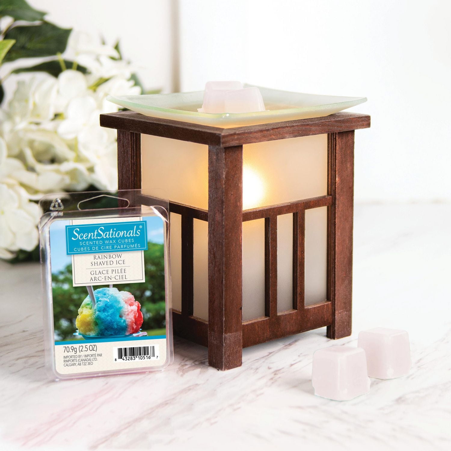 Scentsationals Rainbow Shaved Ice Scented Wax Cubes, 2.5 oz (70.9 g)