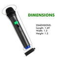 thumbnail image 4 of Technical Pro 8 Inch 800W Bluetooth Speaker with Wireless Microphone Karaoke, 4 of 5