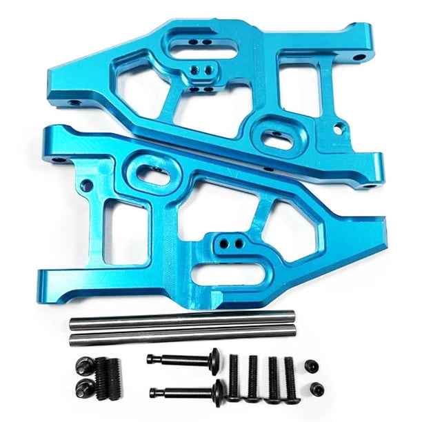 Brazo de suspensión inferior delantero mejorado Bewildely para 1/7 6S Monster Trucks RC modelo Azul