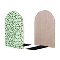 thumbnail image 2 of KLL St Patrick's Day4 Print Wood Book Ends for Shelves,1 Pair Wood Bookends Book Holder Stand Decorative, Book Stoppers for Heavy Duty Books CD File Video Games, 2 of 8