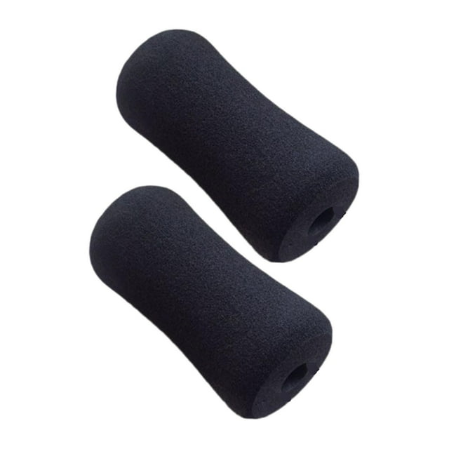koolsoo 2 Pcs Coussinets de Pieds en Mousse Rouleaux Poignée Prise pour Équipement de Mise en Forme Banc d'Entraînement S