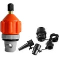 thumbnail image 1 of Adaptador de válvula de aire, adaptador de bomba SUP para barco inflable con boquilla, adaptador de bomba SUP multifunción compresor convertidor de válvula de aire para tabla de remo, cama inflable, 1 of 5