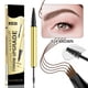 thumbnail image 1 of Fiudx Lápiz de Cejas, Punta Curva para Trazos Naturales, Diseño de Tenedor y Pincel, Fórmula de Larga Duración (24 Horas), Ideal para Principiantes, Uso Profesional, Tamaño de Viaje Ideal para Bolsos, 1 of 6