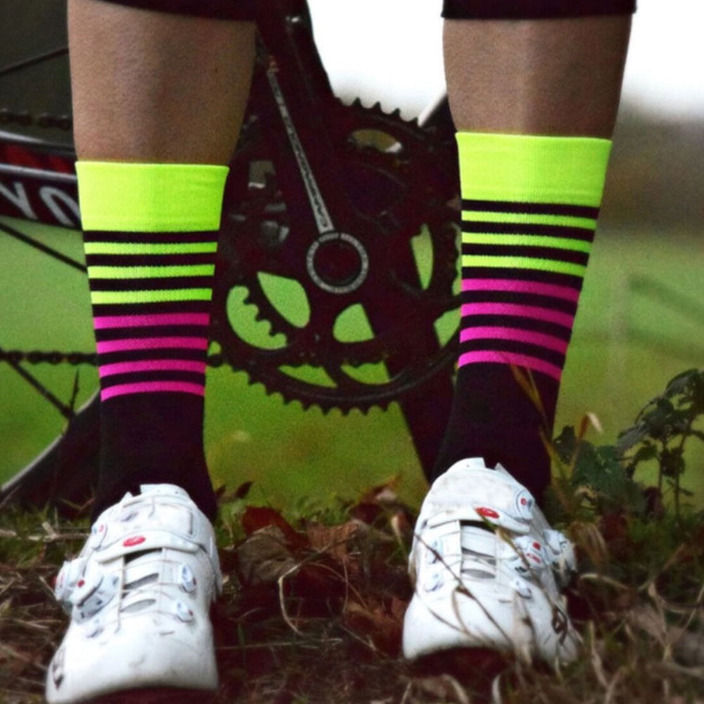 Unisex Sports Cycling Socks Men Women Professional Breathable Sports Bike Socks 
