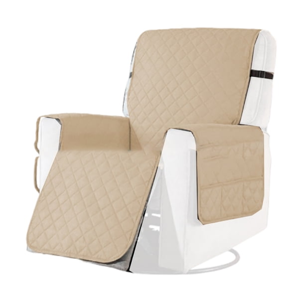 Inteprter Protector de sillón para banquetes y niños, tela suave lavable, de moda para sillas tapizadas Almacenamiento y organización del hogar caqui S