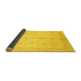 thumbnail image 2 of Ahgly Company Indoor Square Abstract Yellow Modern Area Rugs, 3' Square, 2 of 4