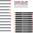 thumbnail image 4 of NAGETA 12 Colors Matte Velvet Lip Gloss Liner Pen Moisturizing Liquid Lipstick, 4 of 8