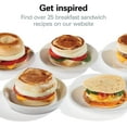 thumbnail image 7 of Breakfast Sandwich Maker with Egg Cooker Ring, Customize Ingredients, Perfect for Muffins, Croissants, Waffles, White Elephant Gift, 7 of 7