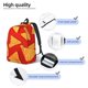 thumbnail image 3 of Disketp Tortilla chips print Canvas Backpack Lightweight Travel Daypack Student Rucksack Laptop Backpack-, 3 of 5