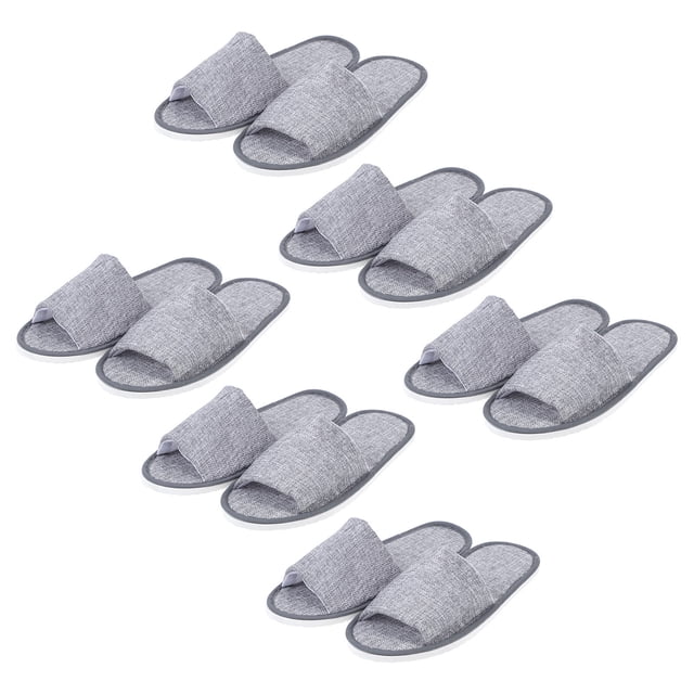 unbranded 6Pares Sandalias Desechables Para Casa Y Hotel Con Suela Impermeable Y Abierto