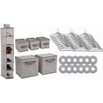 thumbnail image 1 of Delta Rangement pour Chambre d'Enfant, Ensemble de 48 Pcs, Gris, 1 of 3