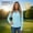 Light Blue, variant on Women Long Sleeve Shirts Sun Protection 1/4 Zip Summer Quick Dry Hiking Shirts Quarter Zip Pullover for Women