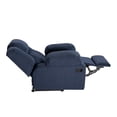 thumbnail image 4 of Sillón Reclinable Mecedora TRINITY Rexons 1 Plaza Azul Marino, 4 of 8