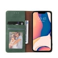 thumbnail image 2 of Decase Leather Wallet Case for iPhone 14 Plus Magnetic Closure with Card Slots Holders Money Pocket Kickstand Shockproof Protective Case For iPhone 14 Plus,Green, 2 of 7